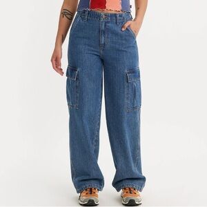 Levi’s blue ‘94 baggy denim cargo pants